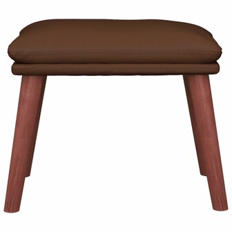 Voetenbank 45x29,5x35 cm kunstleer bruin 3