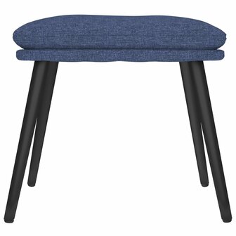 Voetenbank 45x29,5x35 cm stof blauw 3