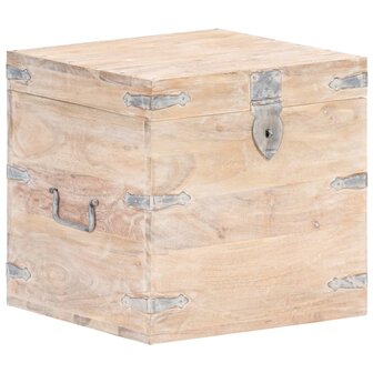 Opbergkist 40x40x40 cm massief acaciahout 9
