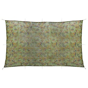 Camouflagenet met opbergtas 2x5 m groen 1