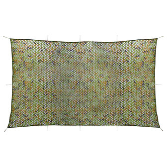 Camouflagenet met opbergtas 2x7 m groen 1