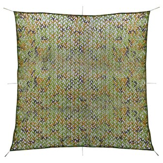 Camouflagenet met opbergtas 5x5 m groen 1
