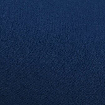 Kruk fluweel blauw en goudkleurig 2