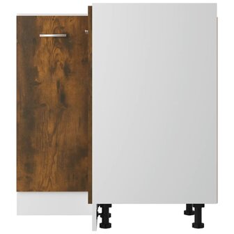 Keukenkastje 75,5x75,5x81,5 cm bewerkt hout gerookt eikenkleur 6