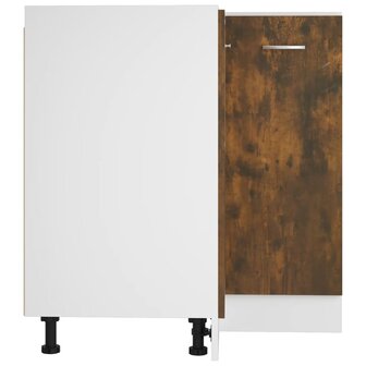 Keukenkastje 75,5x75,5x81,5 cm bewerkt hout gerookt eikenkleur 7