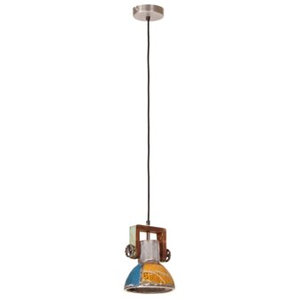 Hanglamp industrieel rond 25 W E27 19 cm meerkleurig 4