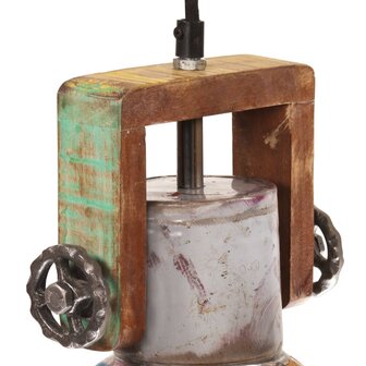 Hanglamp industrieel rond 25 W E27 19 cm meerkleurig 9
