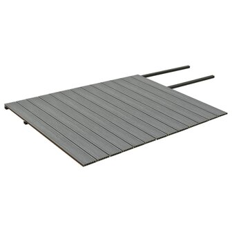Terrasplanken met accessoires 26 m&sup2; 2,2 m HKC bruin en grijs 4
