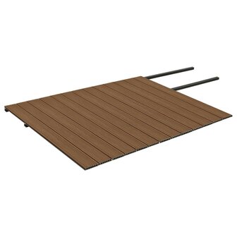 Terrasplanken met accessoires 26 m&sup2; 2,2 m HKC bruin en grijs 5