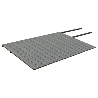 Terrasplanken met accessoires 35 m&sup2; 4 m HKC bruin en grijs 5