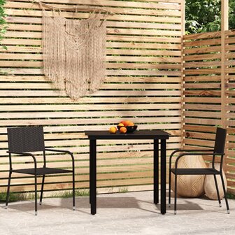 3-delige Tuinset zwart 1
