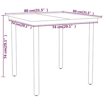 3-delige Tuinset zwart 7