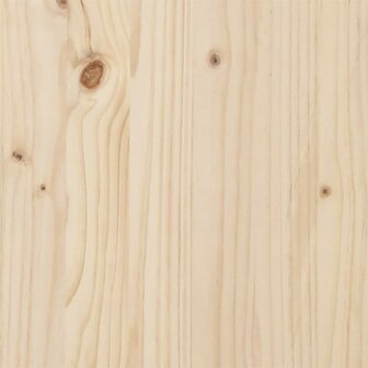 Bedframe extra lang zonder matras massief hout 180x220 cm 8