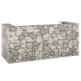 Schanskorf voor containers 254x100x110 cm gegalvaniseerd staal 1
