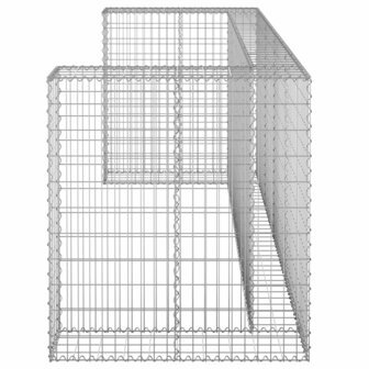 Schanskorf voor containers 254x100x110 cm gegalvaniseerd staal 4