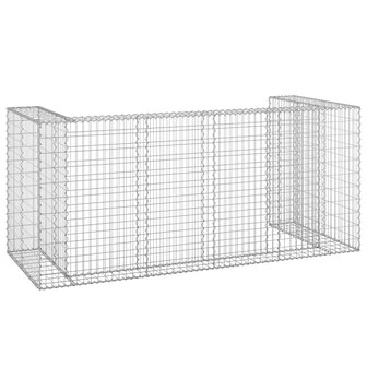 Schanskorf voor containers 254x100x110 cm gegalvaniseerd staal 5