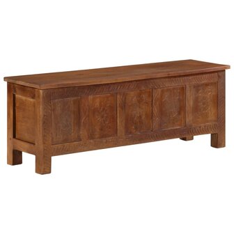 Opbergkist 110x30x40 cm massief mangohout 1