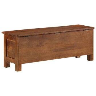 Opbergkist 110x30x40 cm massief mangohout 4