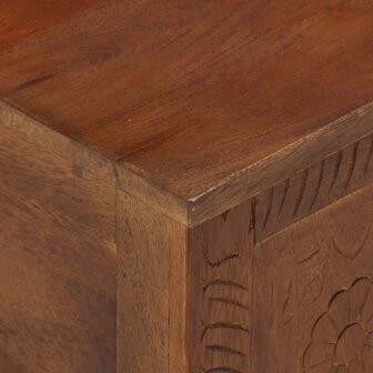 Opbergkist 110x30x40 cm massief mangohout 5