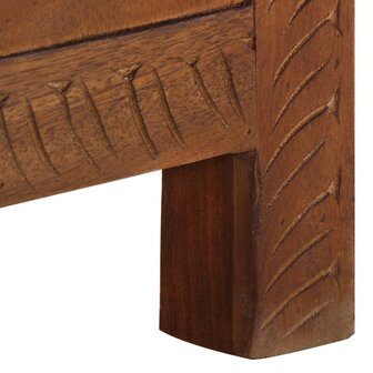 Opbergkist 110x30x40 cm massief mangohout 7