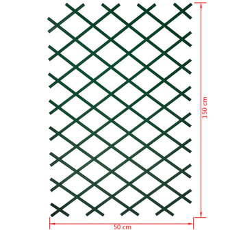 Nature Tuinlatwerk 50x150 cm PVC groen 6040702 5