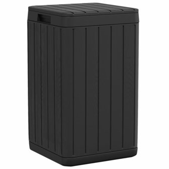 Tuinafvalbak 38x38x65 cm polypropeen antracietkleurig 6