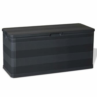 Tuinbox 117x45x56 cm zwart 1