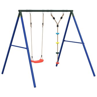 Schommelset met schommel en klimtouw met schijven 2