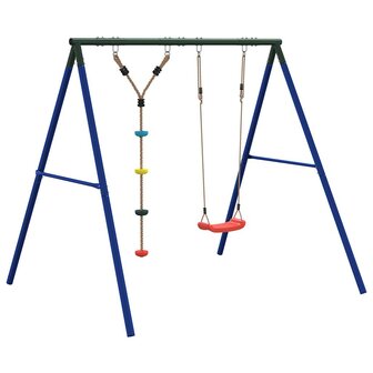 Schommelset met schommel en klimtouw met schijven 5
