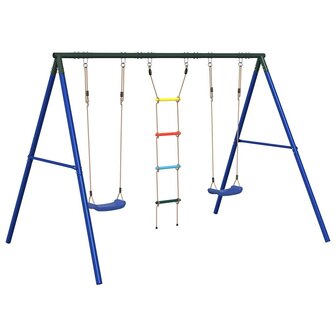 Schommelset met schommels en ladder 2