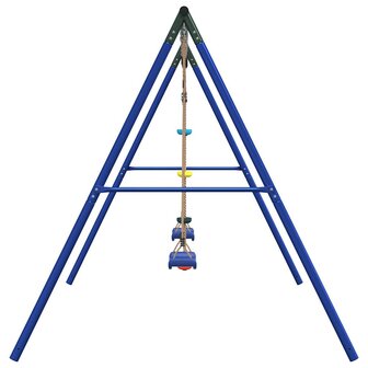 Schommelset met schommels en klimtouw met schijven 4