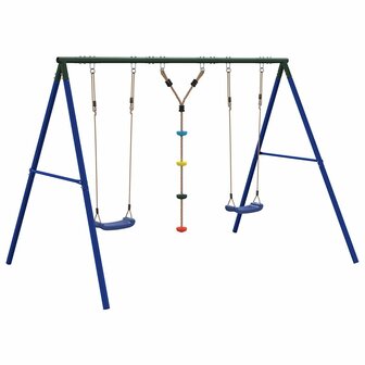 Schommelset met schommels en klimtouw met schijven 5