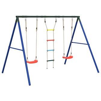Schommelset met schommels en ladder 2