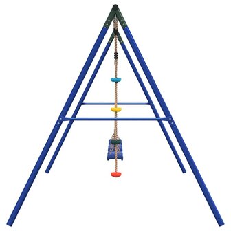 Schommelset met schommels en klimtouw met schijven 4