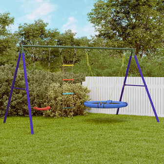 Schommelset met schommel, ladder en schotelschommel 1