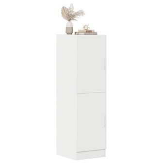 Keukenkast 38x41,5x131,5 cm bewerkt hout wit 1