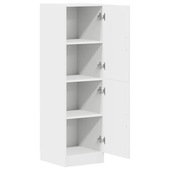 Keukenkast 38x41,5x131,5 cm bewerkt hout wit 5