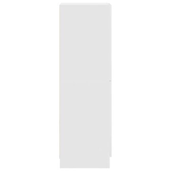 Keukenkast 38x41,5x131,5 cm bewerkt hout wit 6