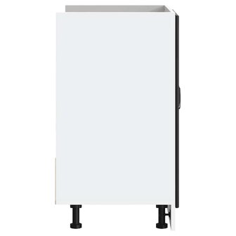 Spoelbakonderkast Kalmar 80x46x81,5 cm bewerkt hout zwart 6