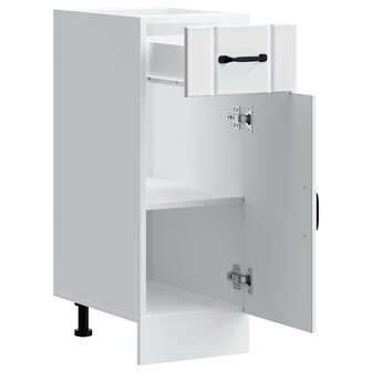 Keuken onderkast Lucca bewerkt hout wit 5