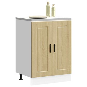 Keuken onderkast &quot;Porto&quot; bewerkt hout sonoma eikenkleurig 1