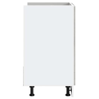 Spoelbakonderkast Porto 80x46x81,5 cm bewerkt hout betongrijs 6