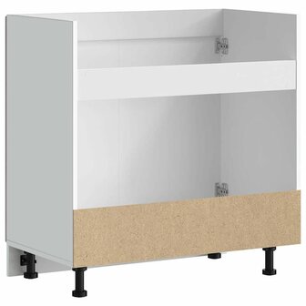 Spoelbakonderkast Porto 80x46x81,5 cm bewerkt hout betongrijs 7