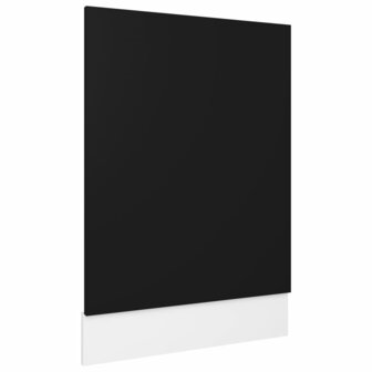 Vaatwasserpaneel Lyon 45x3x67 cm bewerkt hout zwart 2