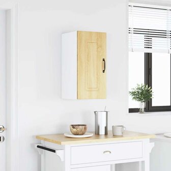 Keukenwandkast Kalmar bewerkt hout sonoma eikenkleurig 1