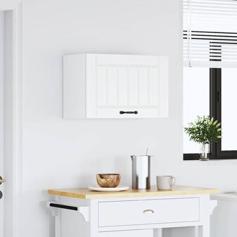Keukenwandkast Lucca bewerkt hout wit 4