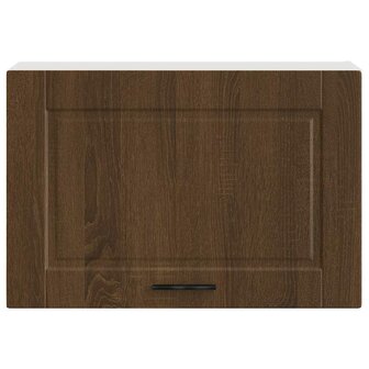 Keukenwandkast Porto bewerkt hout bruin eikenkleur 5