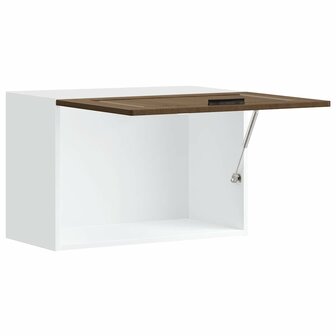Keukenwandkast Porto bewerkt hout bruin eikenkleur 8