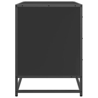 Ladekast 70x41x56 cm bewerkt hout zwart 6