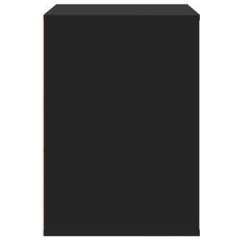 Ladekast 80x41x58 cm bewerkt hout zwart 6